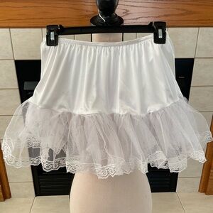 Charades Petticoat Mini Tutu Tulle Skirt, One Size